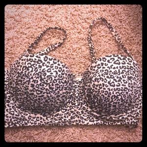 Cheetah bikini top